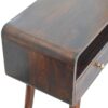 Curved Console Table - Walnut - Image 5