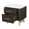 Clayten - Marble Top Nightstand - Espresso - Image 3