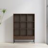 Banting - 9 Cube Bookcase With Drawers - Walnut Brown - Image 11