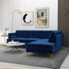Brooke - Sectional Sofa Right Facing - Blue - Image 6
