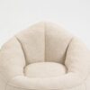 Bedding Bean Bag Sofa Chair High Pressure Foam Bean Bag Chair Adult Material With Padded Foam Padding Compressed Bean Bag With Footrest - Beige - Image 21