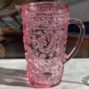 Paisley - Unbreakable Plastic Water Pitcher With Lid And Spout, 2.5 Quarts, Bpa Free - Pink - Image 4
