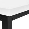 Computer Desk, Home Office, Standing, Adjustable, Laptop, Contemporary And Modern - White / Black - Image 7