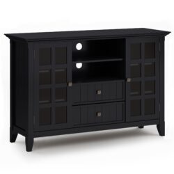 Acadian - Tall TV Media Stand - Black