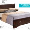 Louis Phillipe - Full Panel Storage Bed - Cappuccino - Image 6