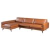 Garland - Left Sectional Sofa - Cognac - Image 2