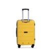 Hardshell Suitcase Spinner Wheels Pp Luggage Sets Lightweight Durable Suitcase With Tsa Lock, 3 Piece Set (20/24/28) - Yellow - Image 8
