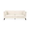 3 Seater Fabric Sofa, With Birch Legs, Study And Living Room - Beige - Image 3