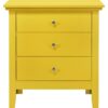 3 Drawer Nightstand - Yellow - Image 2