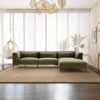 Laley - Right Facing L-Shaped Sectional - Green - Image 7