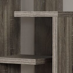 Bookshelf, Bookcase, Etagere, 4 Tier, For Office, Contemporary & Modern - Taupe