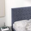 Donald - Queen Mid Century Modern Platform Bed - Gray - Image 8