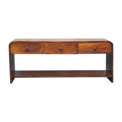 Aspen - Slim Media Unit - Dark Brown