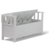 Acadian - Entryway Storage Bench - White - Image 2