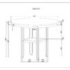 Greta - Bar Table - Antique White - Image 7
