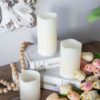 LED Candles With Remote Timer (Set of 3) - Ivory - Image 7