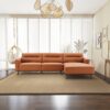 Ella - L-Shaped Right Sectional Couch - Cognac - Image 8