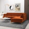 Brooke - Sectional Sofa Right Facing - Orange - Image 2