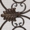 Darcie - Wrought Iron Fireplace Screen Ornate Design - Golden Black - Image 3