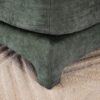 3 Seater Chenille Sofa With Movable Ottomans High Resilience Sponge Easy Installation Wood Base - Green - Image 15