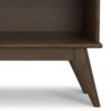 Draper - Mid Century Low Bookcase - Walnut Brown - Image 7