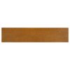 TV Stand With Vertical Slatted Doors And Sliding Panels, Solid Wood Legs - Brown - Image 9
