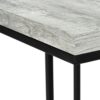 Accent Table, C - Shaped, Contemporary Stylish - Gray - Image 6