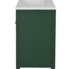 Bathroom Vanity With Top Sink, Modern Bathroom Storage Cabinet, 2 Drawers And A Tip-Out Drawer, Single Sink Bathroom Vanity - Green - Image 14