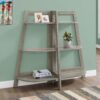 Bookshelf, Bookcase, Etagere, 3 Tier, For Office, Contemporary & Modern - Taupe - Image 2