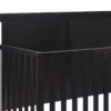 Connelly - Mini Crib With Mattress Pad - Black / Vintage Walnut - Image 3