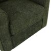 360° Swivel Chair Accent Barrel Armchair With Side Pockets, Chenille Upholstery, Compact Size - Green - Image 22