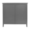 3 Drawer Cabinet Natural Rattan Suitable For Bedroom - Gray - Image 9