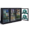 Beverage Refrigerators Cooler 53" 3 Glass Door Back Bar, 480 Cans Commercial Display Bar Fridge For Beer Wine And Drink 11.3 Cu.Ft - Black - Image 2