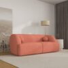 Anna - French Boucle Sofa - Pink - Image 8