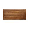 Equilibrium - Outdoor Dining Table With Wooden Frame And Slat Top - Teak - Image 5