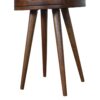 Nordic Circular Nightstand - Chestnut - Image 8