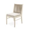 Cordoba - Dining Chair (Set of 2) With Acacia Wood Frame And Water Repellent Fabric - Beige / Yellow - Image 12
