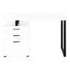 Computer Desk For Home Office, Laptop, Left Right Set - Up, Storage Drawers - White - Image 2