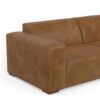 Rex - 2 Seater Sofa And Ottoman - Brown - Image 8