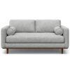 Morrison - Upholstered Sofa And Ottoman Set - Mist Gray - Image 5