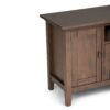 Redmond - TV Media Stand - Rustic Natural Aged Brown - Image 5