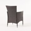 Clementine - Outdoor Wicker Dining Chairs Set With Water Resistant Cushions (Set of 2) - Brown Multi - Image 7