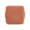 Clyde - Tapered Square Upholstered Ottoman - Spice Orange - Image 4