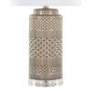 Casa - Contemporary Table Lamp (Set of 2) - Opal Gray / Polished Nickel / White - Image 4