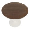 Dakota - Industrial Dining Table - White / Brown - Image 2