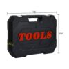 Tool Set Socket And Ratchet Wrench Toolbo 71 Pieces Toolbox Universal Home Car Repair Tool Set For Men Homeowners Diy Enthusiasts And Mechanics - Black - Image 3