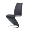 Marcus - Horseshoe Dining Chairs (Set of 2) - Black - Image 2