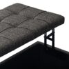 Harrison - Coffee Table Storage Ottoman - Ebony - Image 6