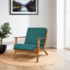 Connor - Lounge Chair - Teal - Image 4