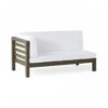 Oana - Left Corner Bench And Coffee Table - White - Image 4
